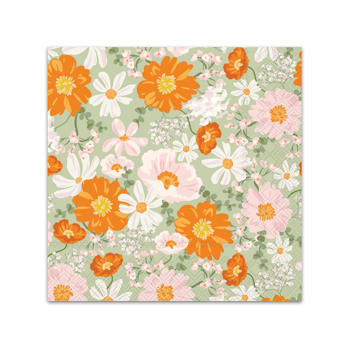 Bouquet Beauty Paper Beverage Napkins