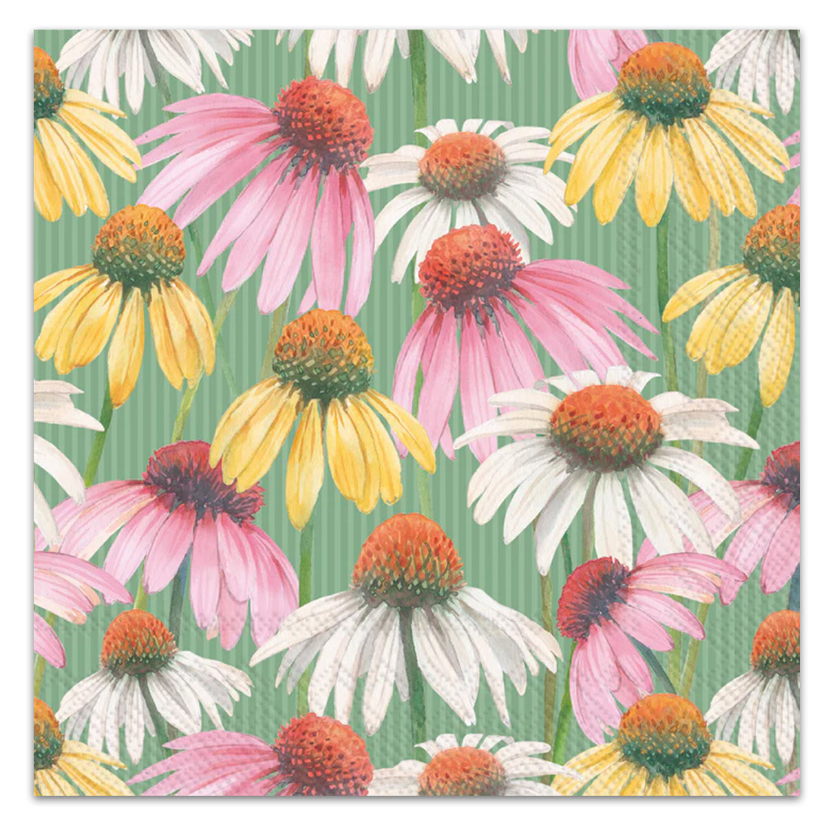 Pastel Garden Paper Luncheon Napkins