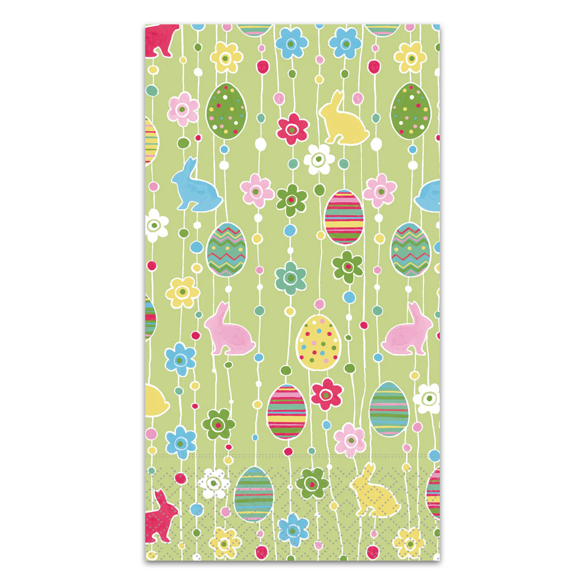 Bunny Easter Egg Garden Guest Towels - Buffet Napkins