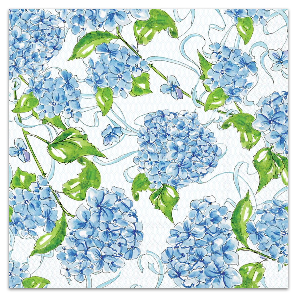 Hydrangea Gems Luncheon Napkins