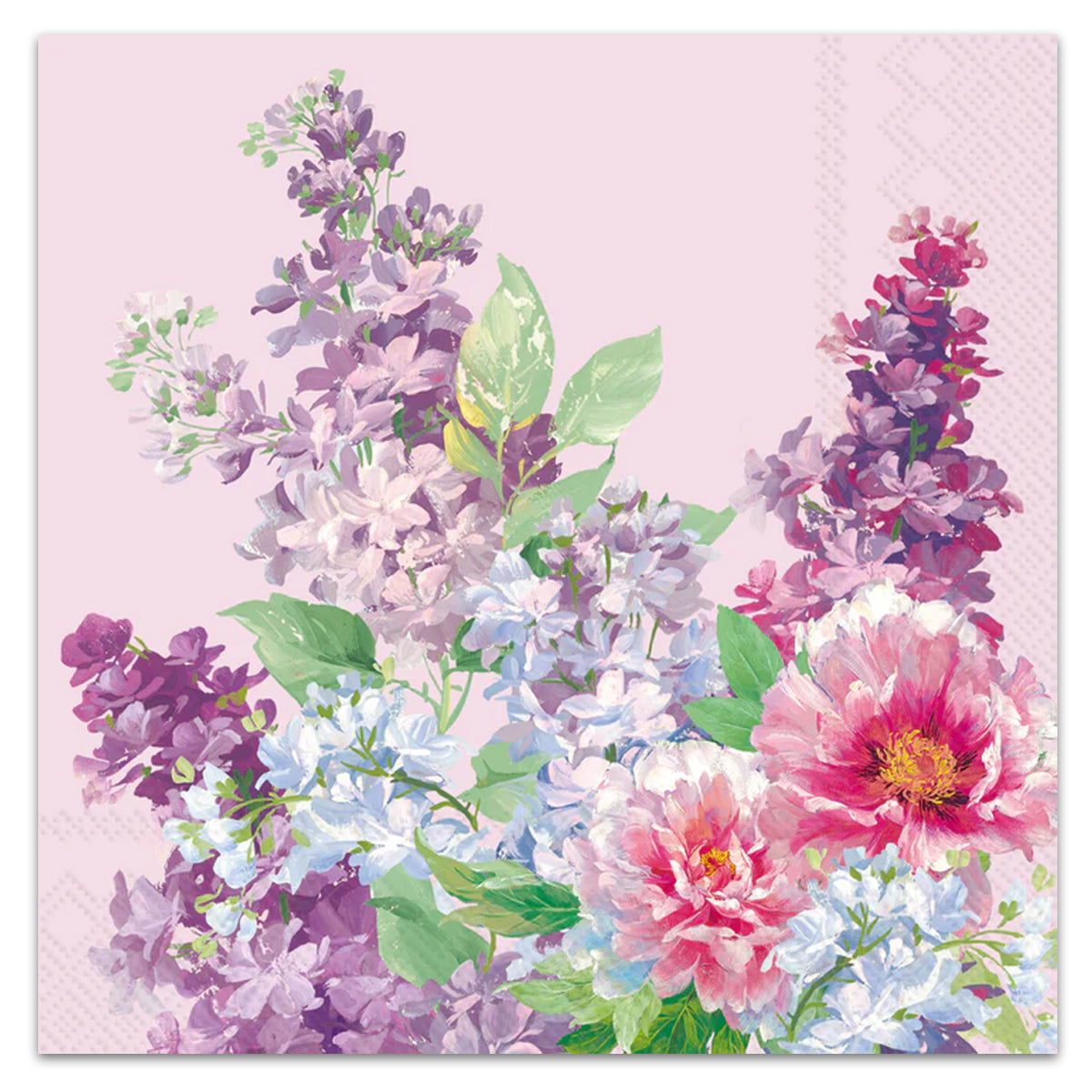 Charlotte's Garden Lilac Luncheon Napkins