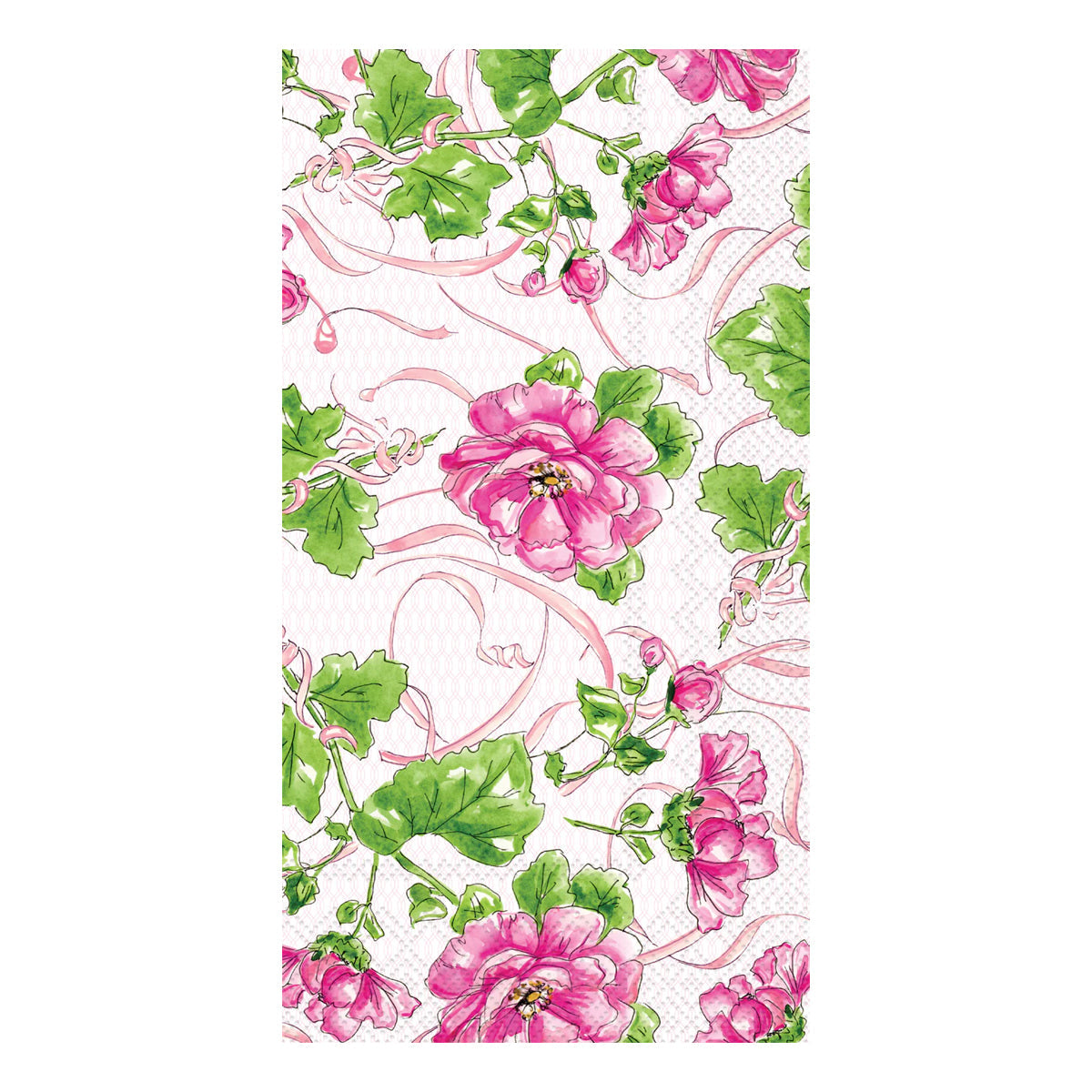 Pink Garden Party Guest Towels - Buffet Napkins