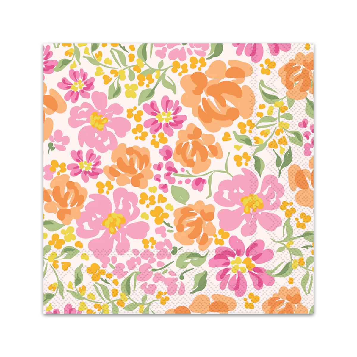 Secret Garden Pink Paper Beverage Napkins