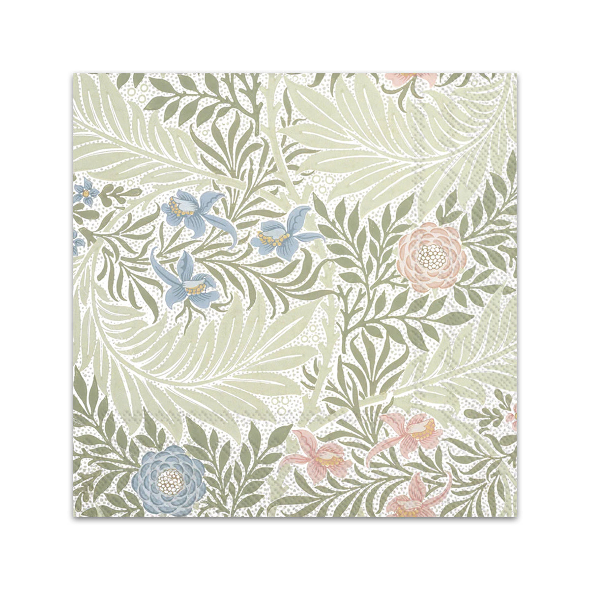 Larkspur Green Paper Beverage Napkins
