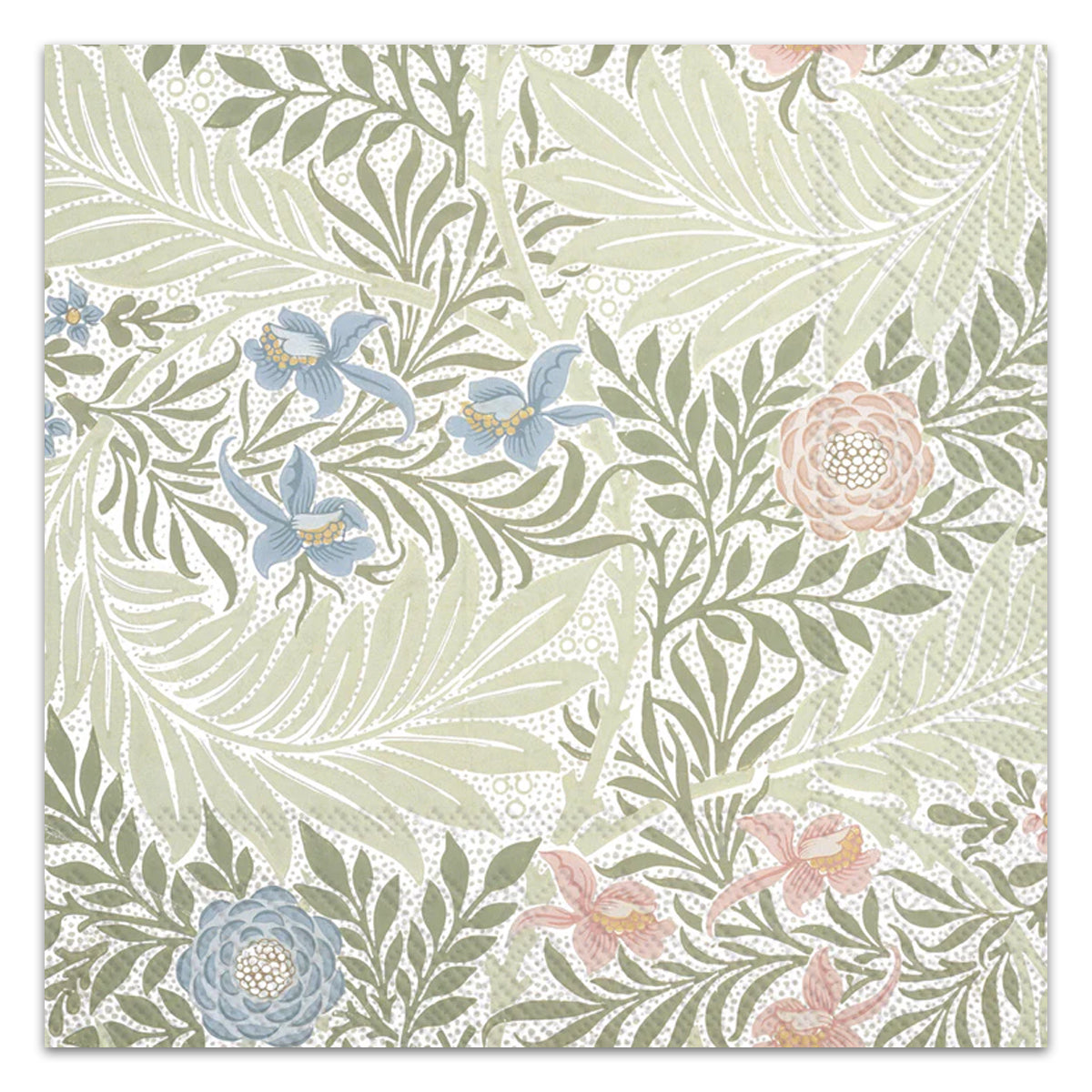 Larkspur Green Luncheon Napkins