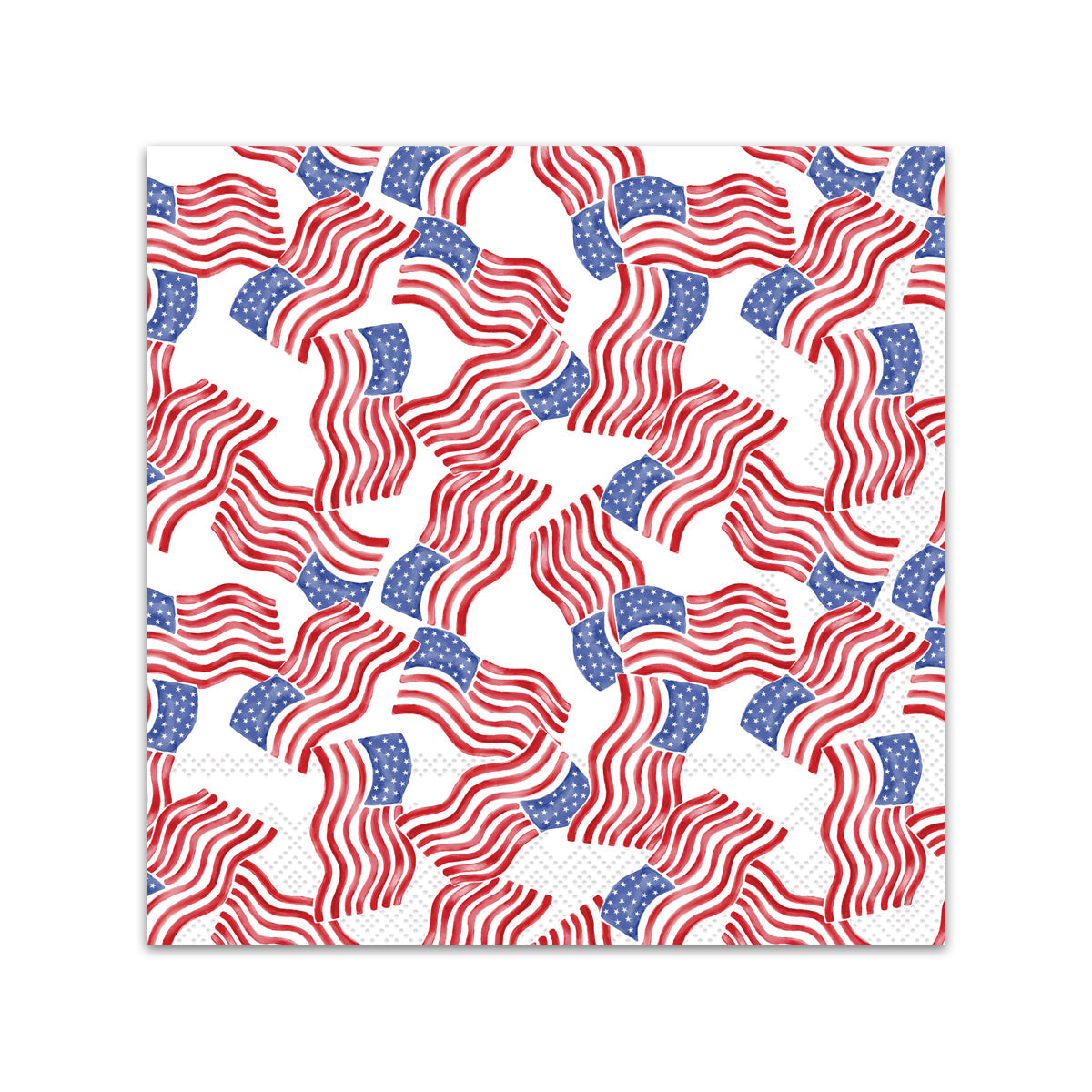 Stars & Stripes Paper Beverage Napkins