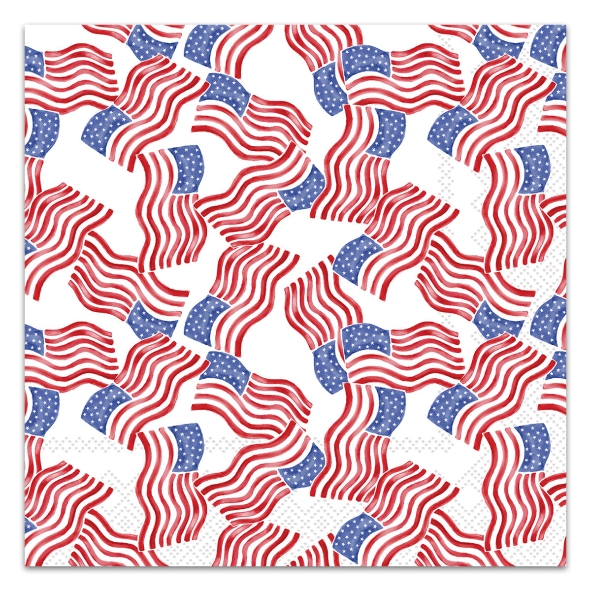 Stars & Stripes Paper Luncheon Napkins