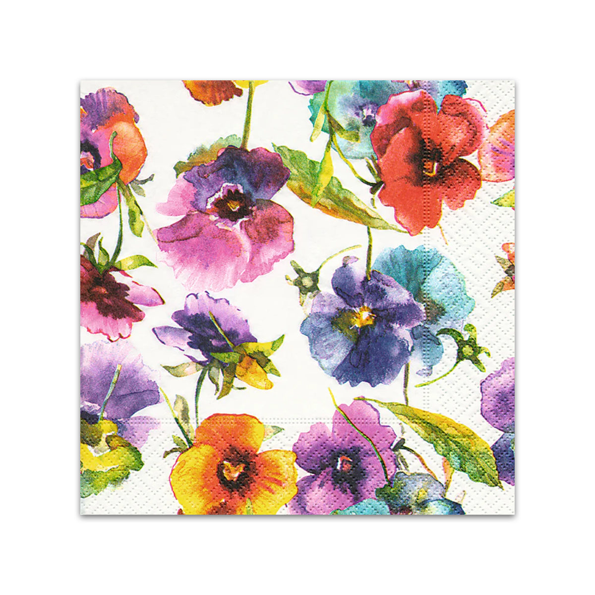 Talking Flowers Paper Beverage Napkins