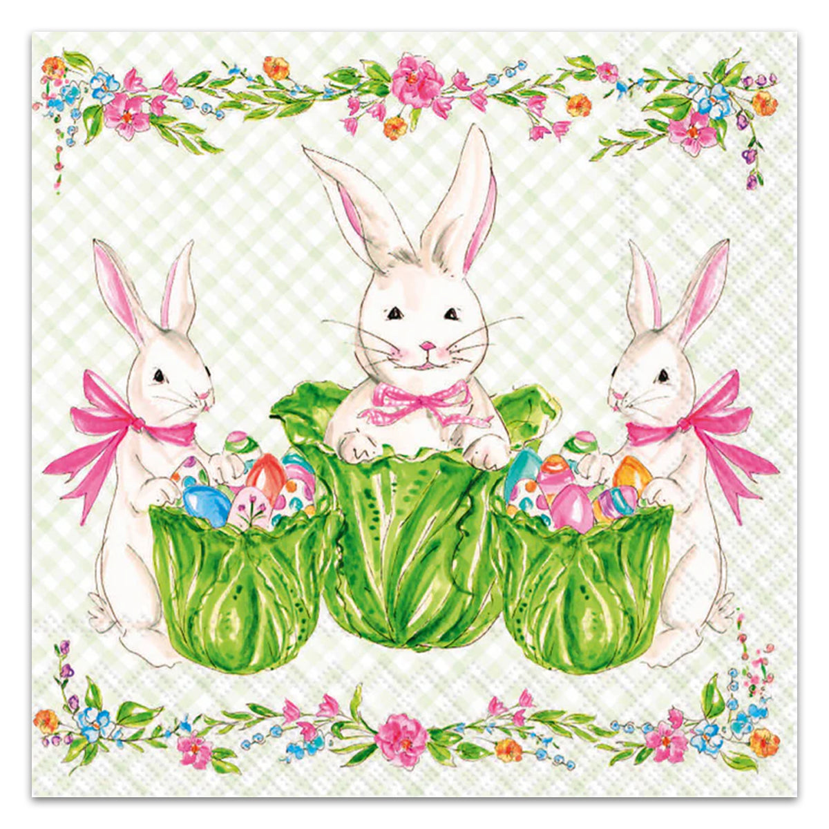 Bunny Garden Party Luncheon Napkins
