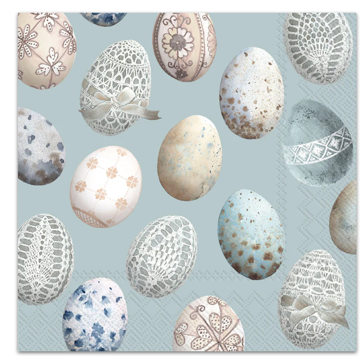 Painterly Eggs Paper Luncheon Napkins