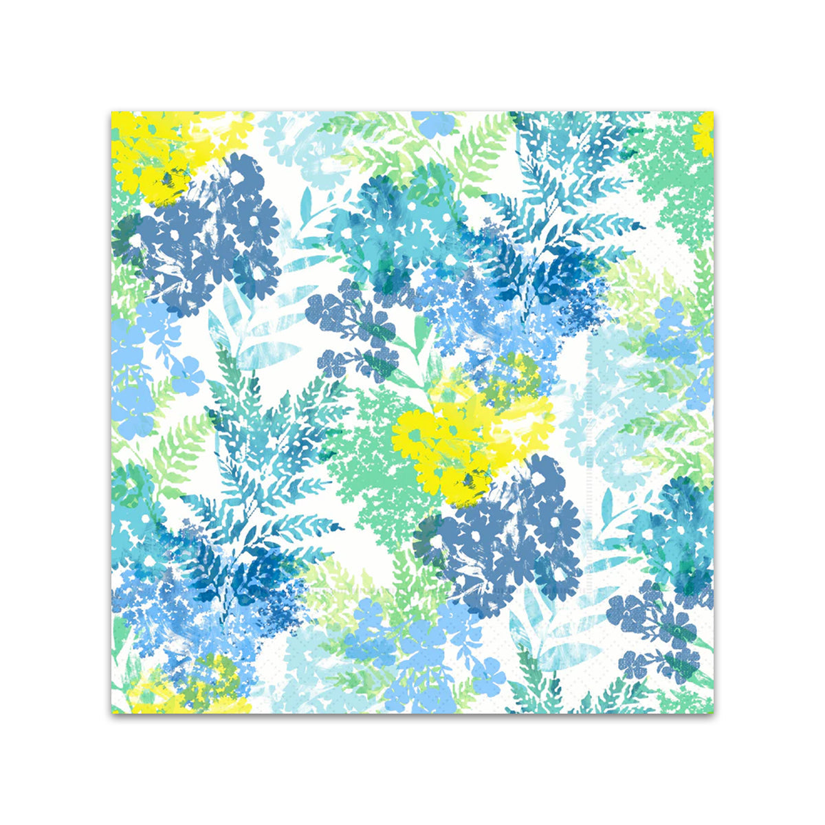 Fields of Blue Paper Beverage Napkins