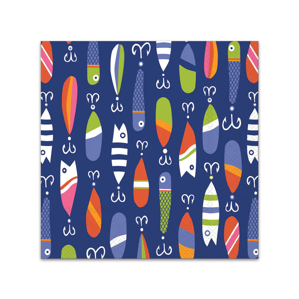 Rainbow Lures Paper Beverage Napkins