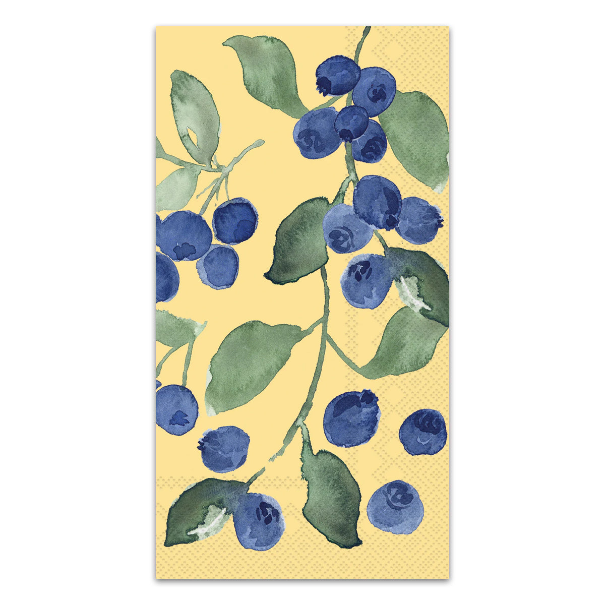 Blueberries Paper Guest Towels - Buffet Napkins