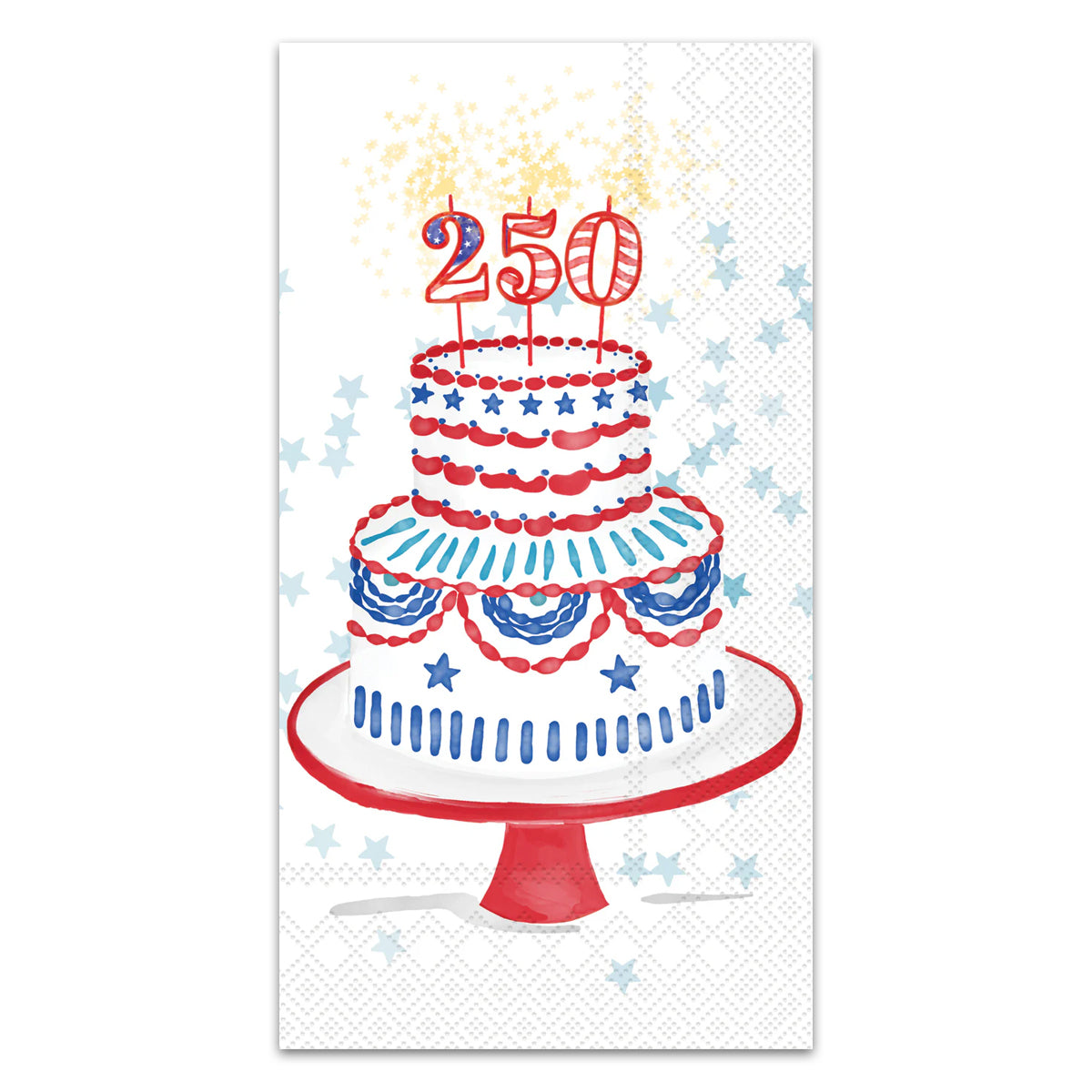 USA 250th Celebrations Paper Guest Towels - Buffet Napkins