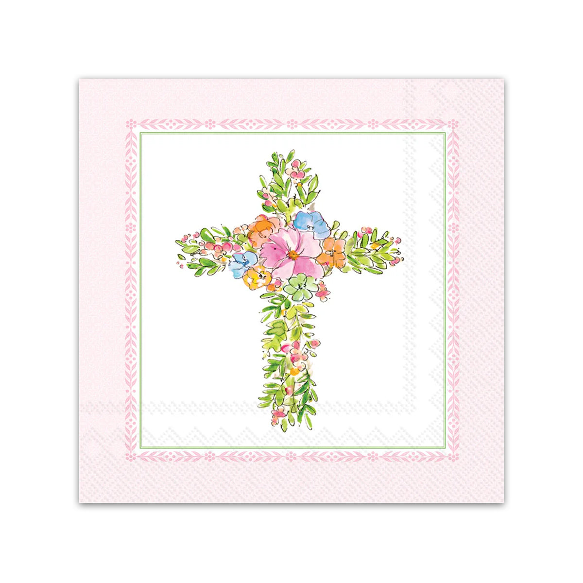 Easter Cross Paper Beverage Napkins