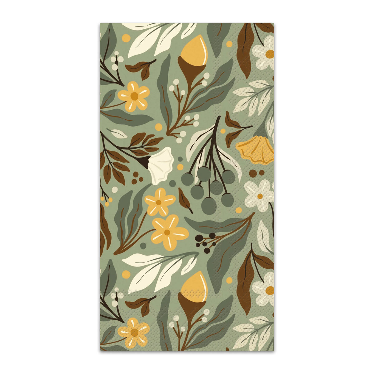 Autumn Acorns Paper Guest Towels - Buffet Napkins