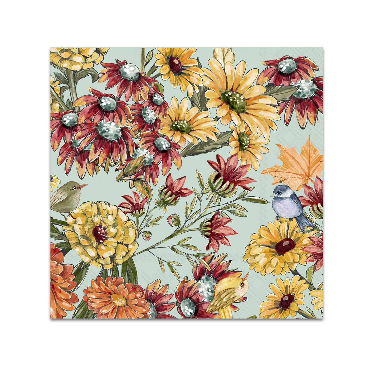 Autumn Glory Paper Beverage Napkins