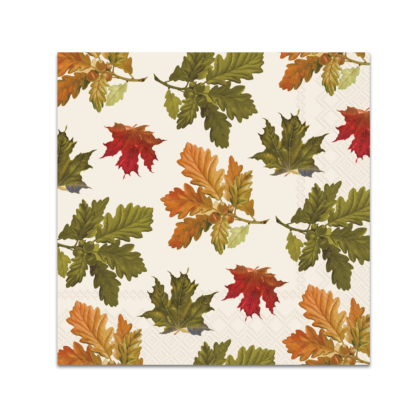 Autumn Canvas Paper Beverage Napkins