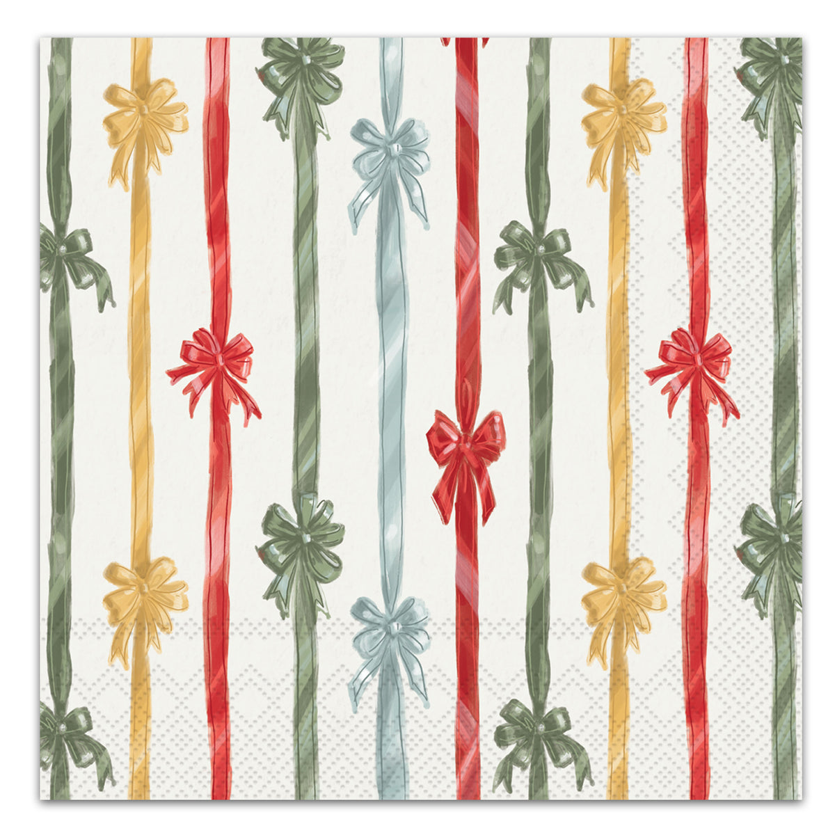 Frosty Bows Paper Luncheon Napkins