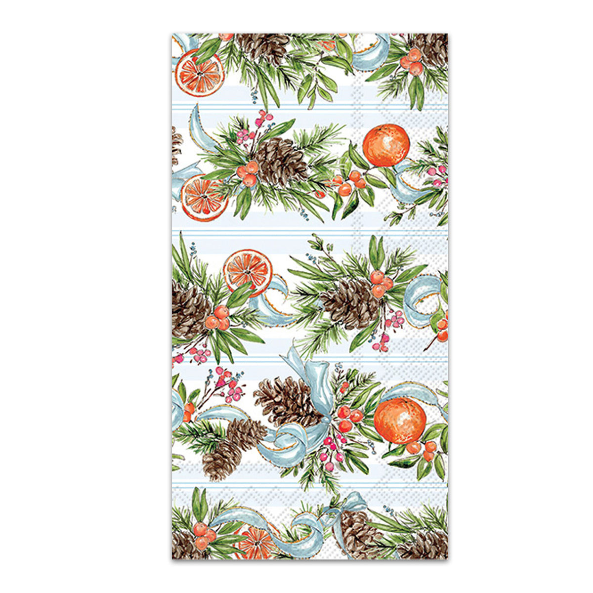 Pinecones & Ribbons Paper Guest Towels - Buffet Napkins