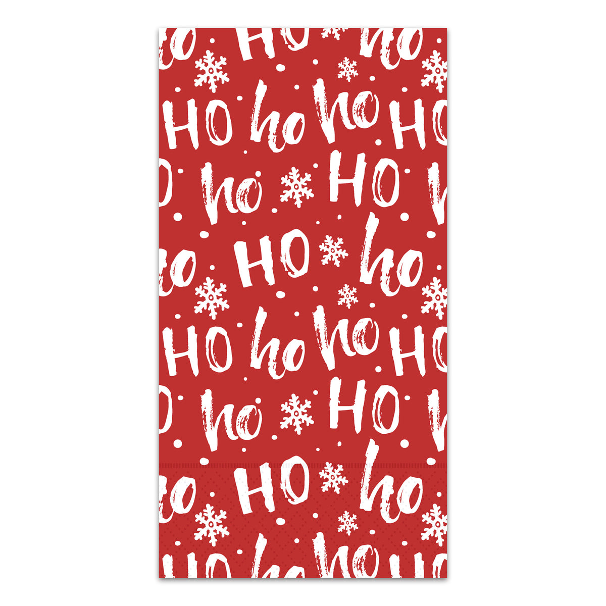 Jolly Ho Ho Paper Guest Towels - Buffet Napkins