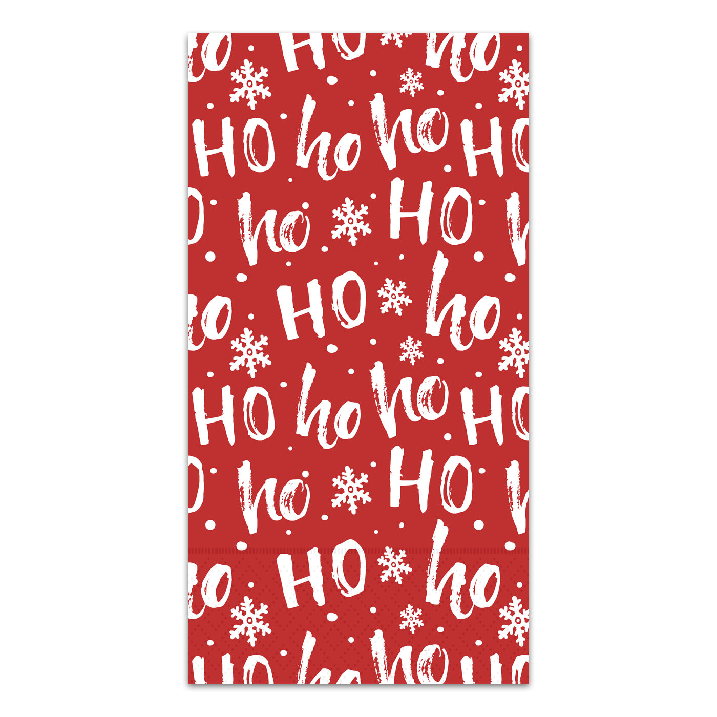 Jolly Ho Ho Paper Guest Towels - Buffet Napkins