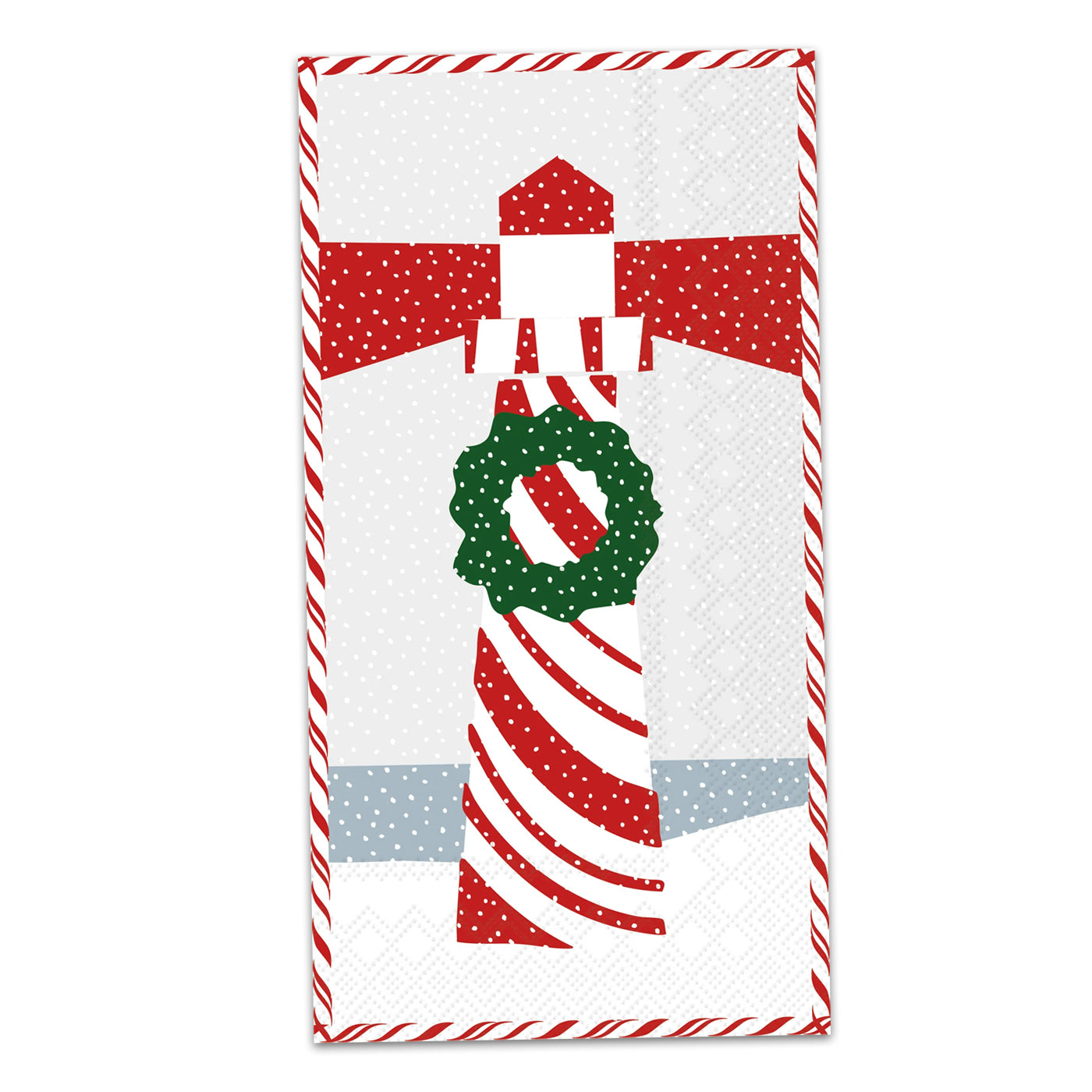 Christmas Lighthouse Paper Guest Towels - Buffet Napkins