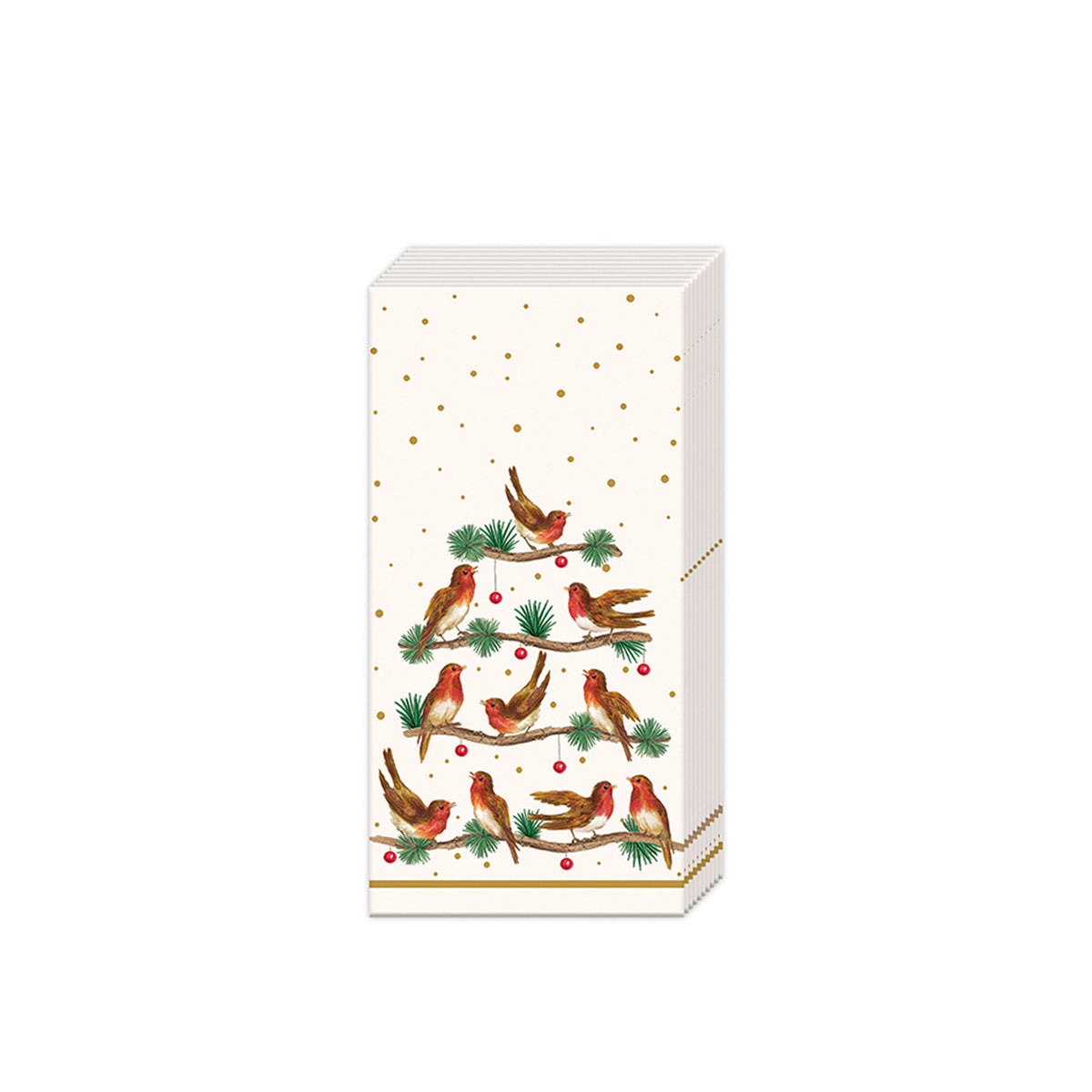 Santa's Holiday Travels Paper Pocket Tissues