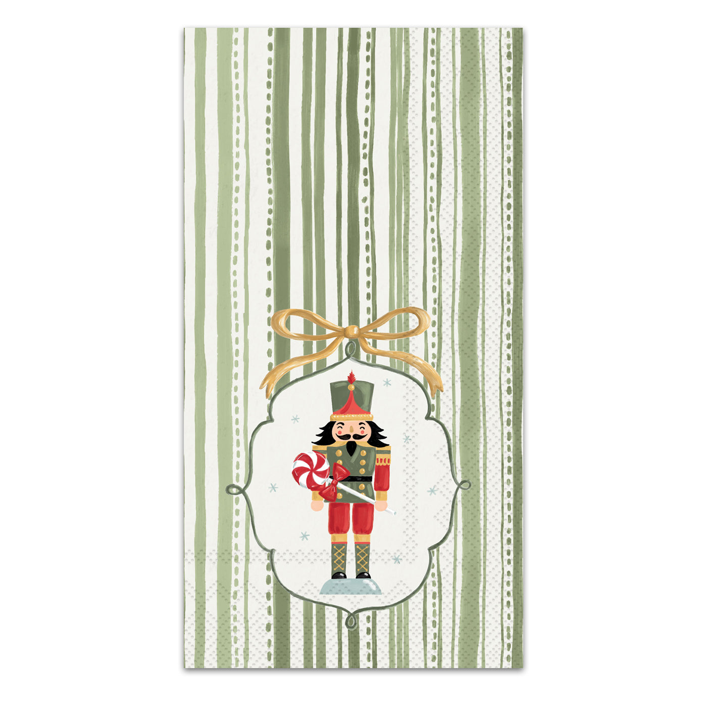 Frosty Nutcracker Paper Guest Towels - Buffet Napkins