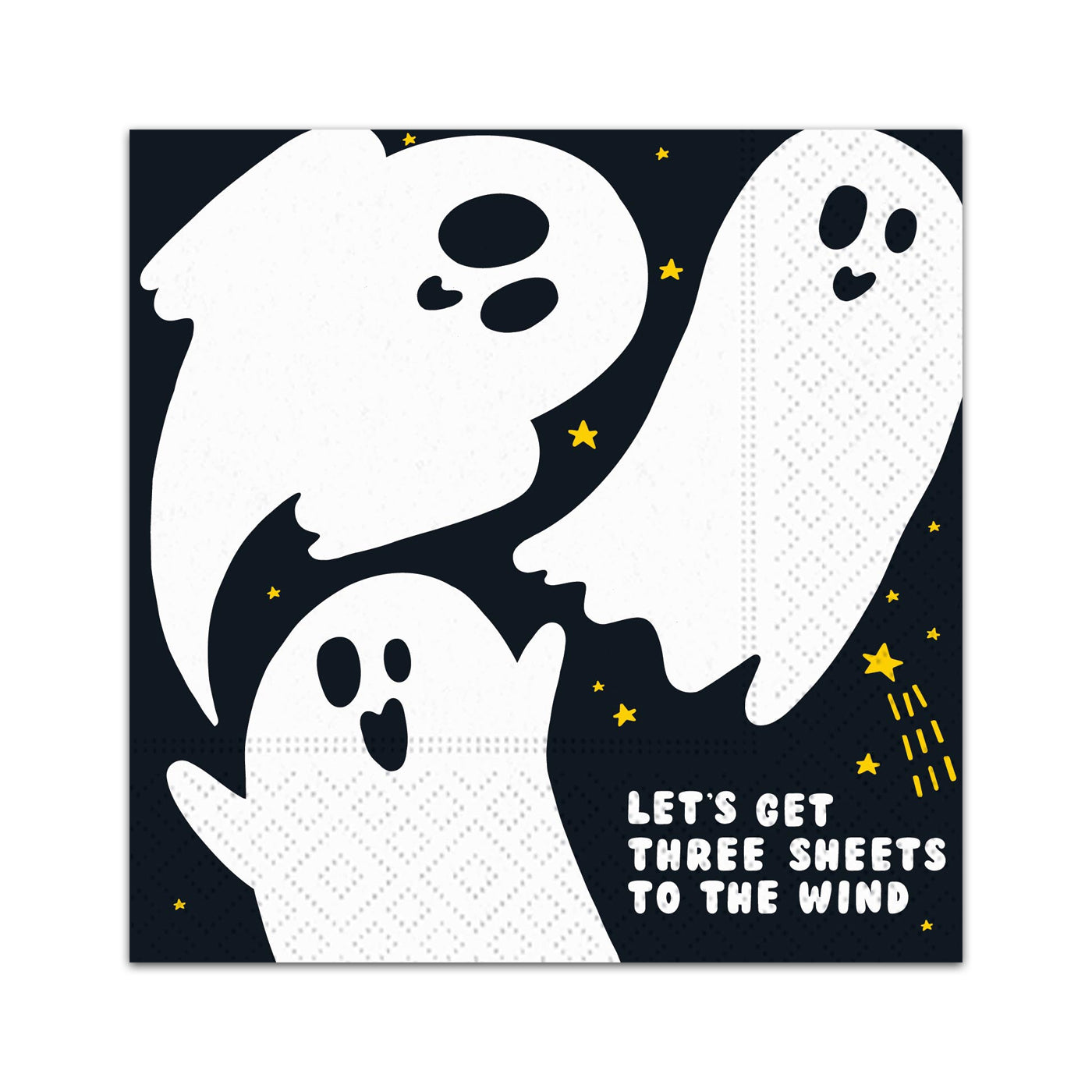 Halloween Ghosts Paper Beverage Napkins