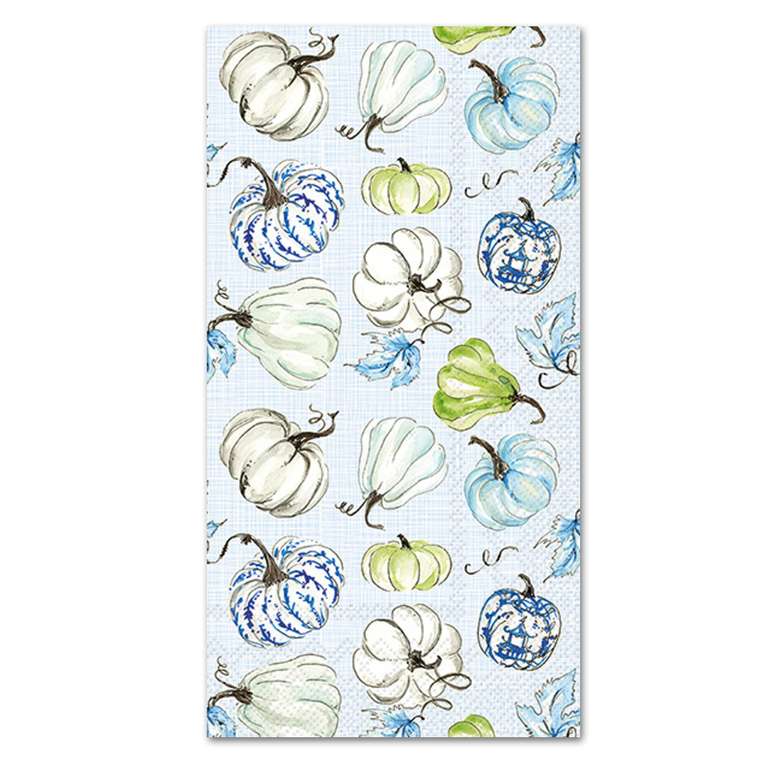 Chinoiserie Stacked Pumpkins Guests Towels - Buffet Napkins