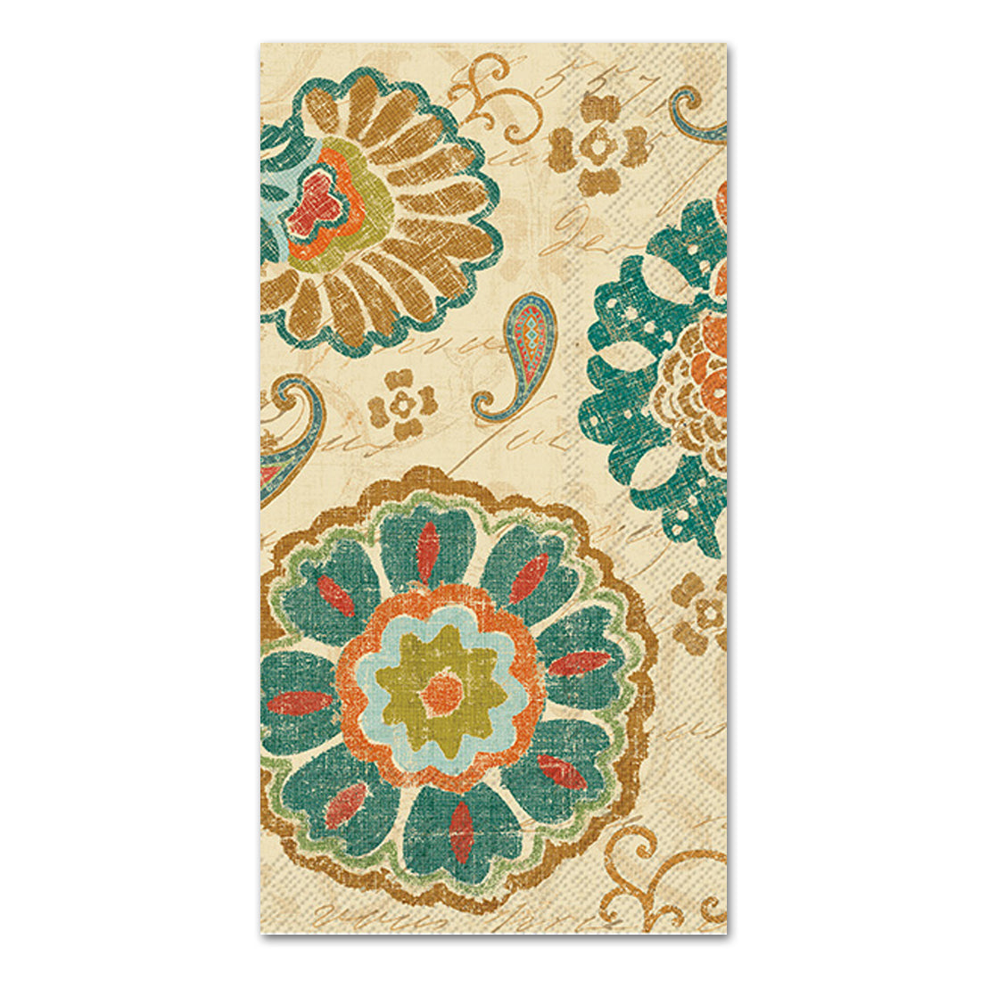 Fall Paisley Floral Guests Towels - Buffet Napkins