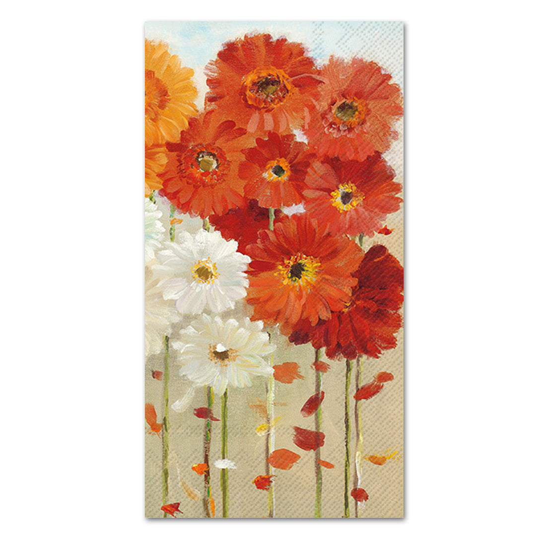 Fall Daisies Guests Towels - Buffet Napkins