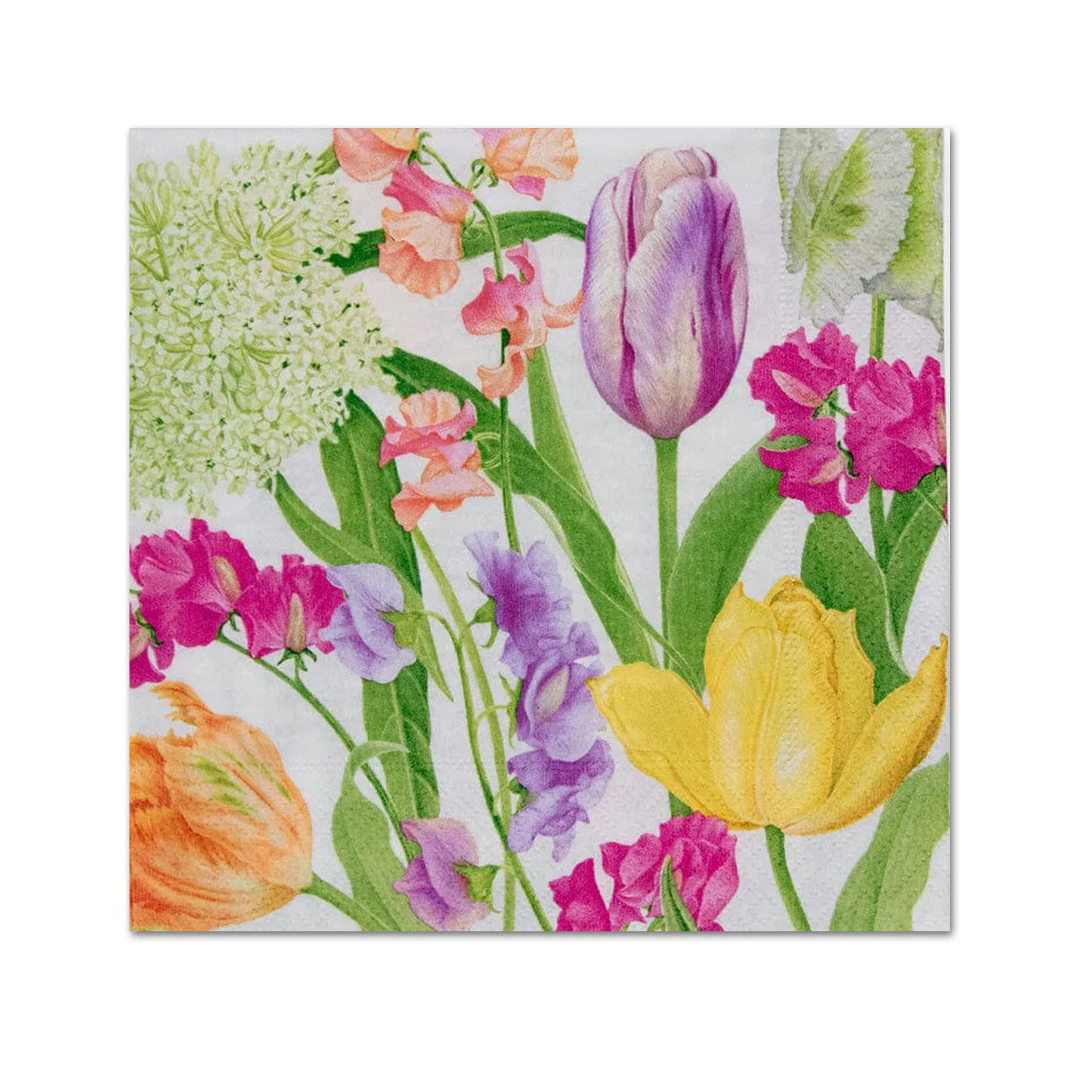 Spring Flower Show Paper Beverage Napkins