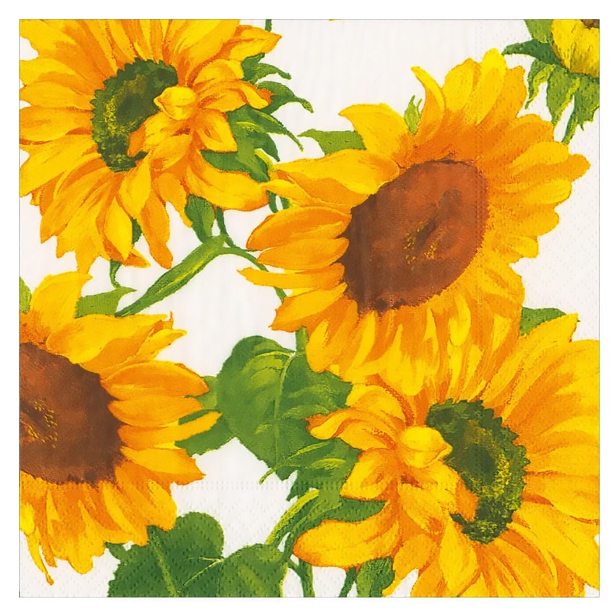 Sunflower Field Paper Luncheon Napkins