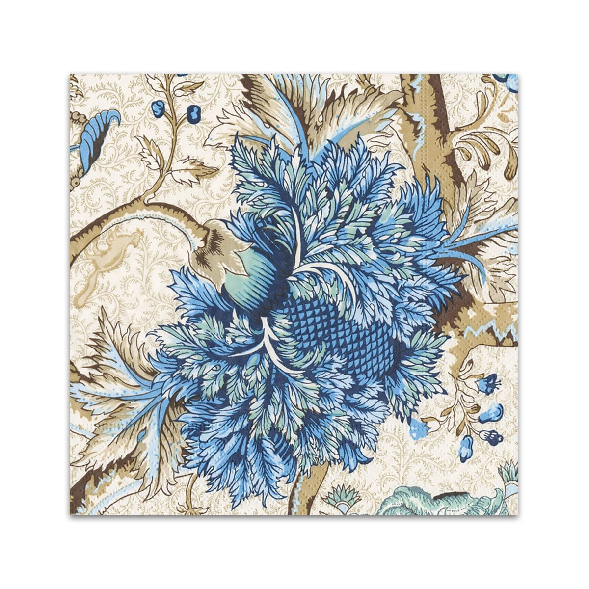 Pondicherry Delft Paper Beverage Napkins