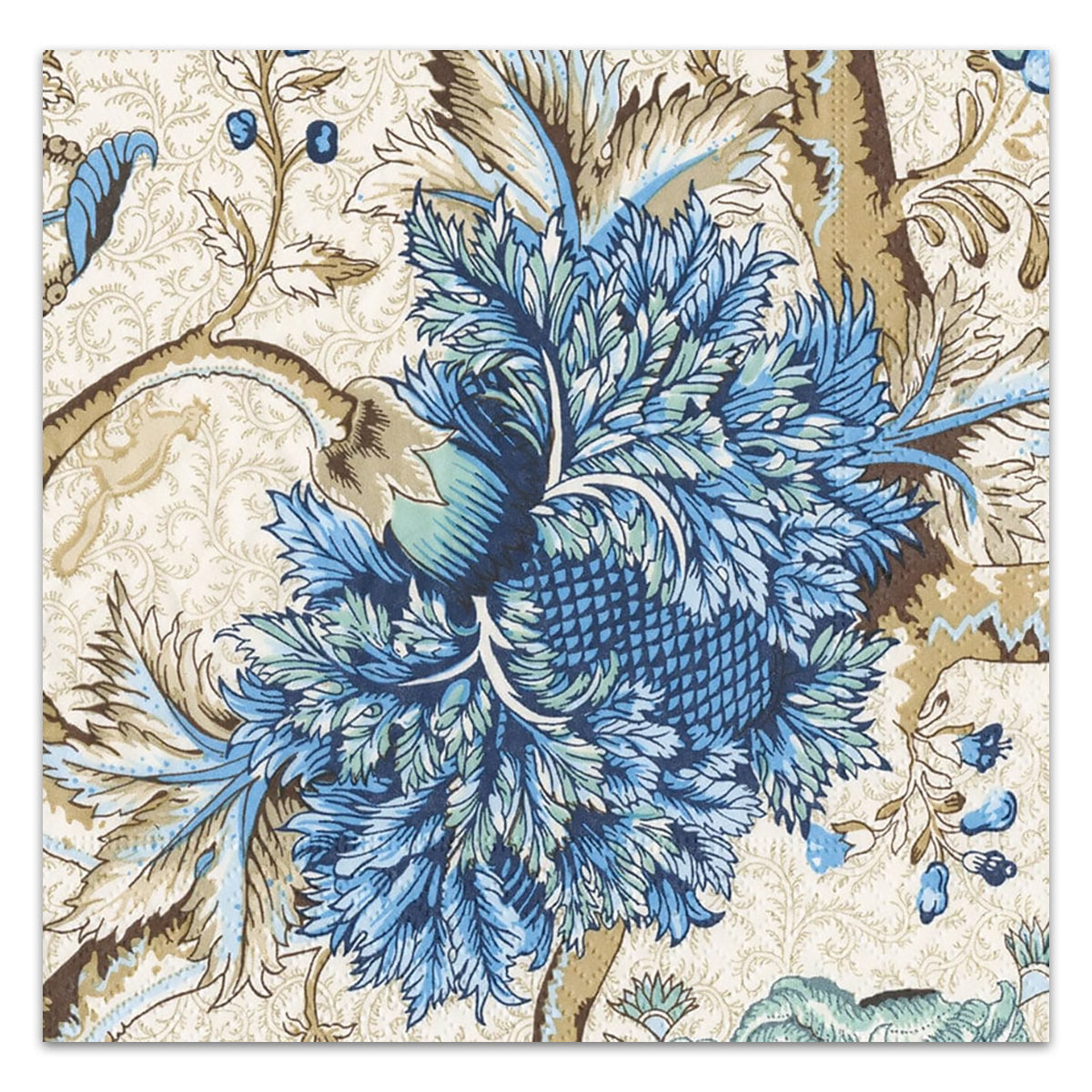 Pondicherry Delft Paper Luncheon Napkins