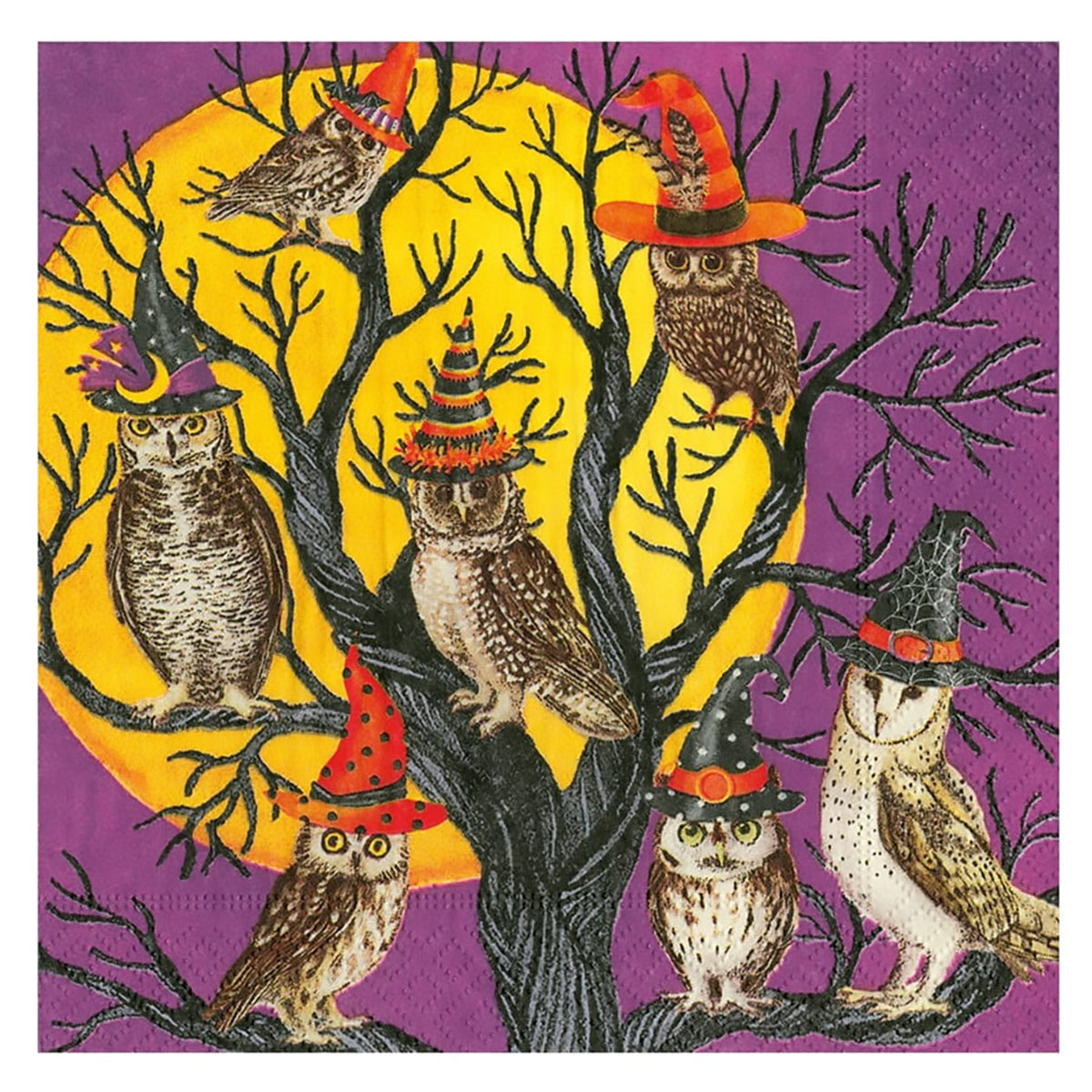 Owl-O-Ween Paper Luncheon Napkins