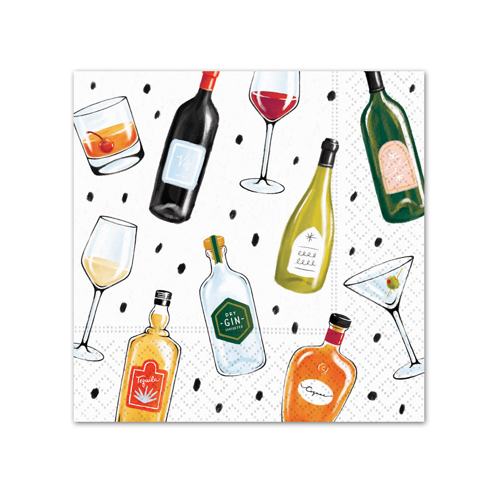 Perfect Pairings Wine & Cocktails Beverage Napkins