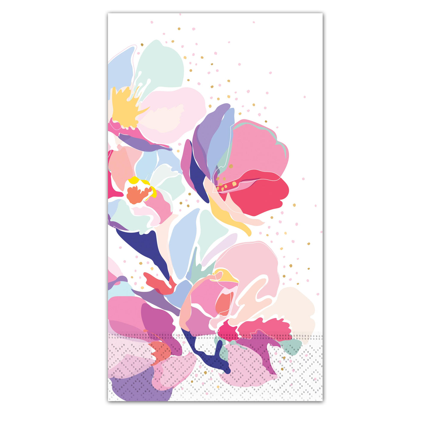 Magnificent Blooms Paper Guest Towels - Gold Foil