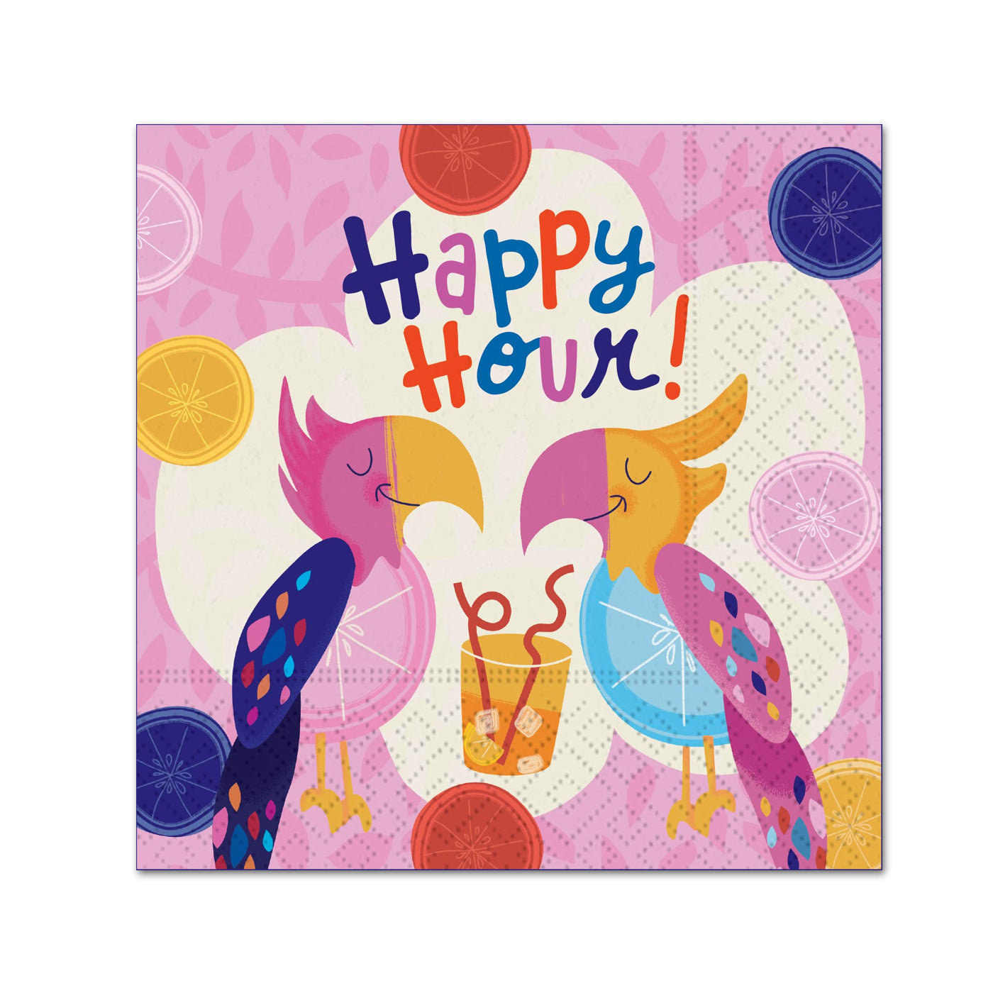 Tropical Happy Hour Cocktail Napkins