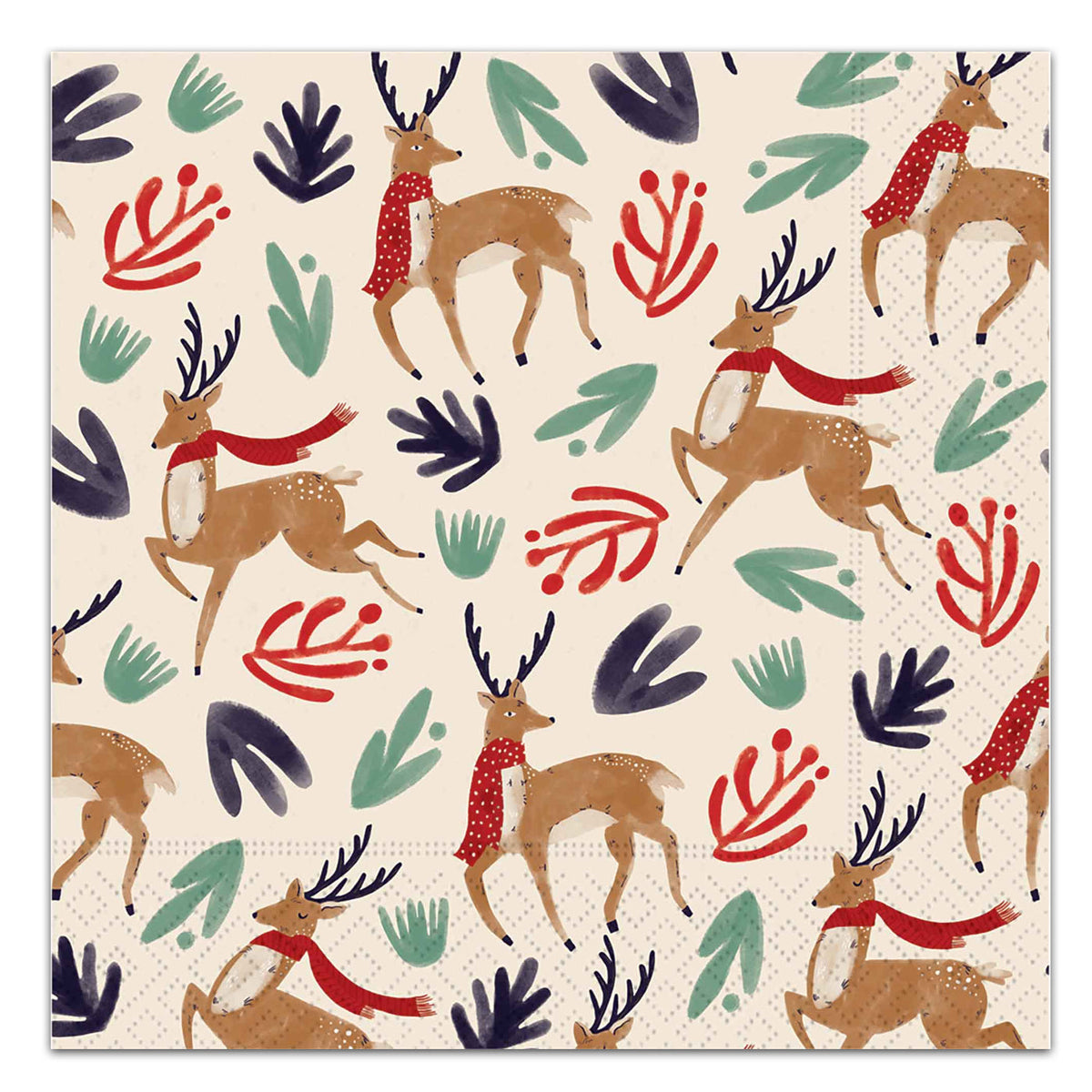 Joyful Prancer Paper Luncheon Napkins