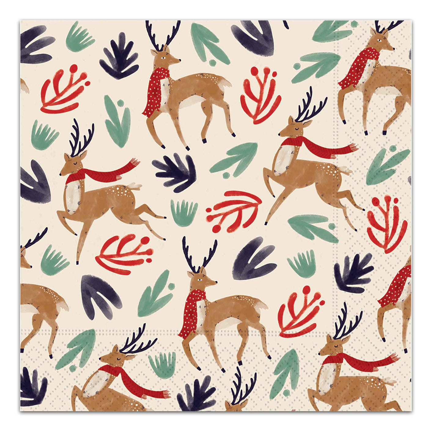 Joyful Prancer Paper Luncheon Napkins