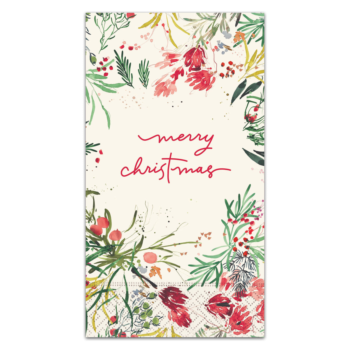 Merry Christmas Splendor Paper Guest Towels