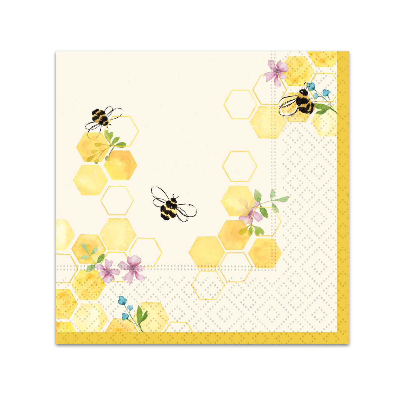 Bumble and Bloom Paper Beverage Napkins