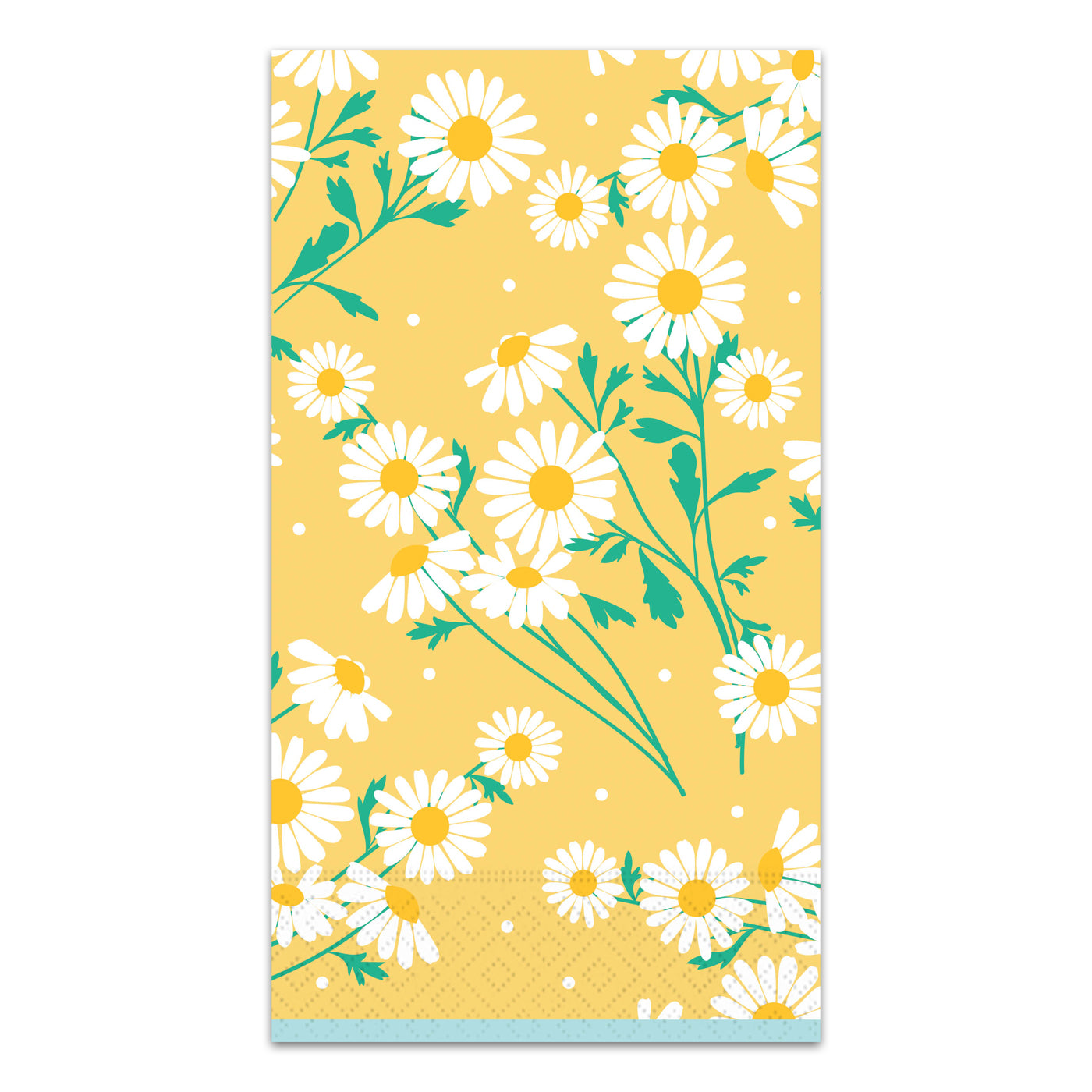 Daisy Charm Paper Guest Towels - Buffet Napkins