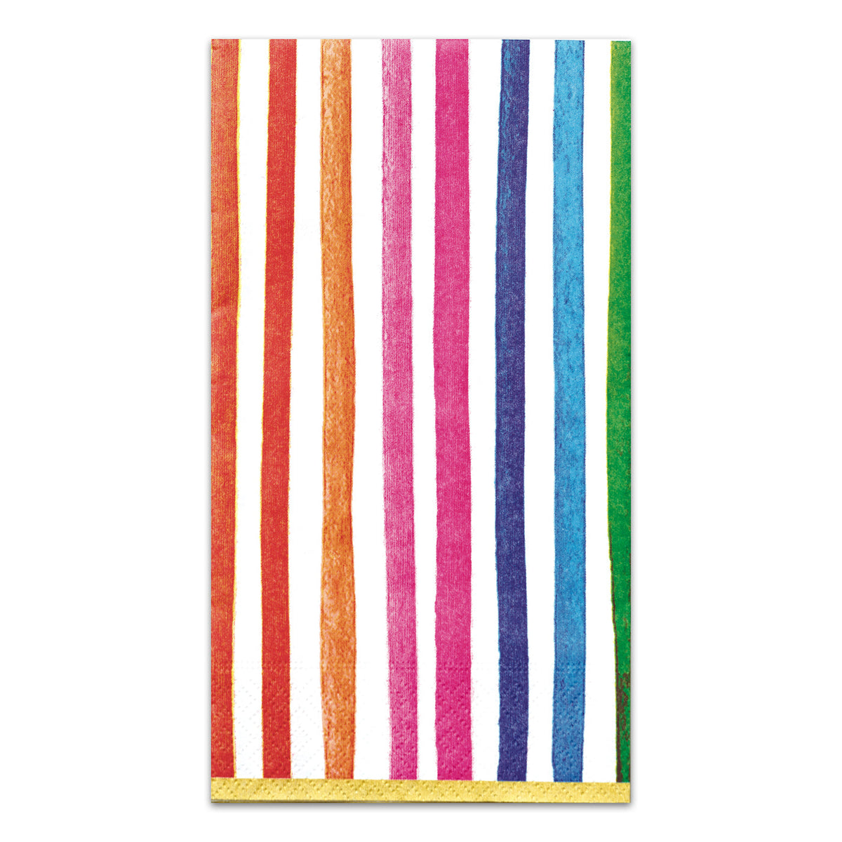 Party Stripes Paper Guest Towels - Buffet Napkins