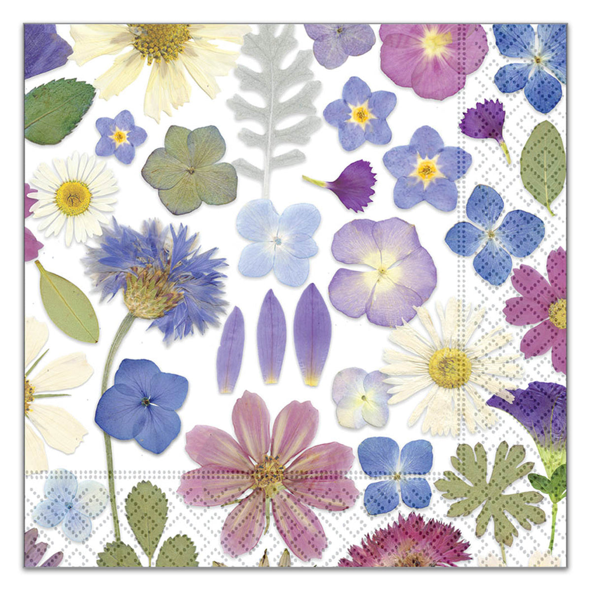 Pressed Petals Paper Luncheon Napkins