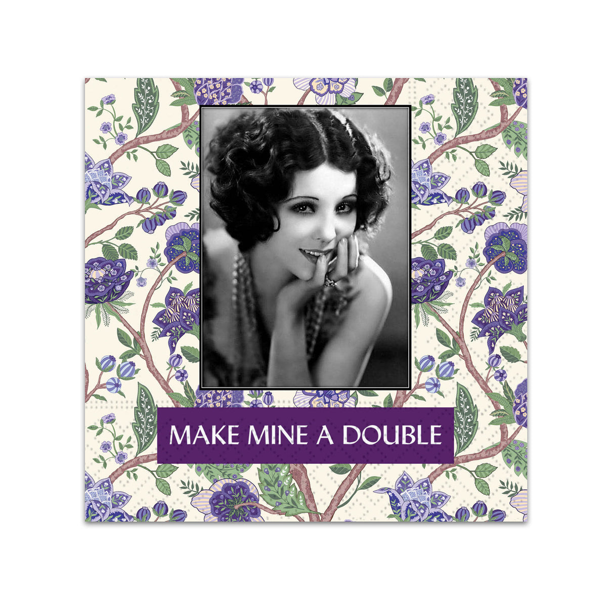 Make Mine a Double Funny Cocktail Napkins