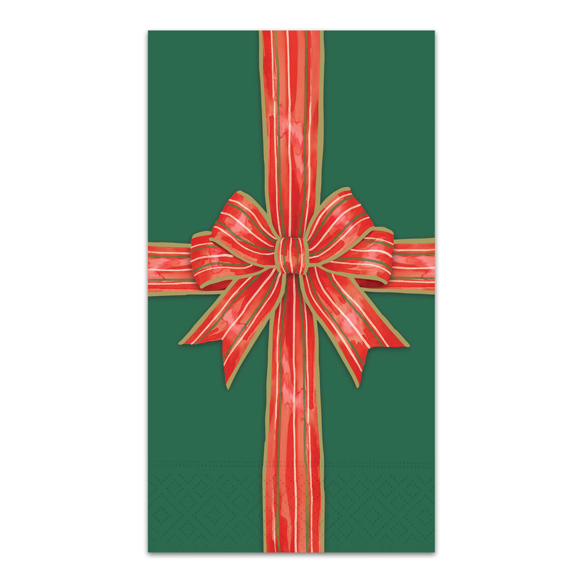 Bow-tied Christmas Paper Guest Towels - Buffet Napkins